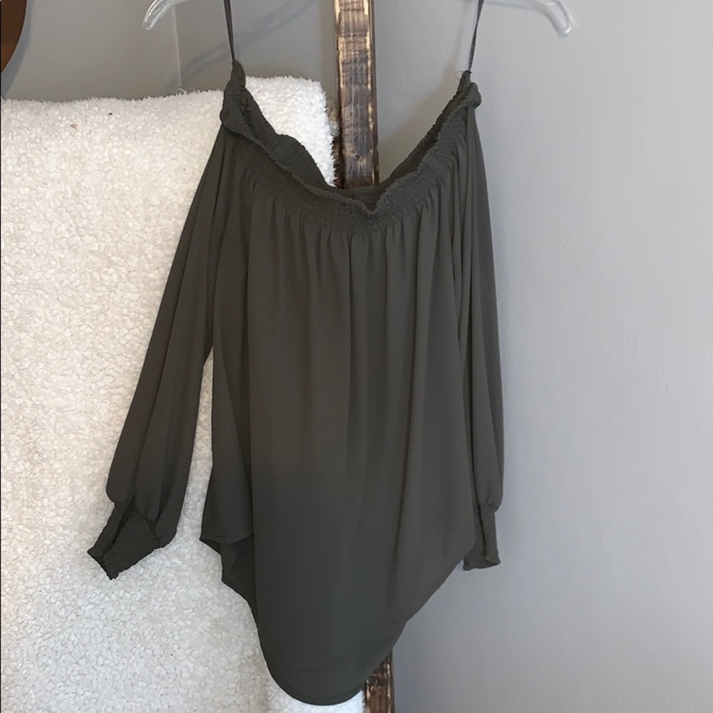Off the shoulder shirt